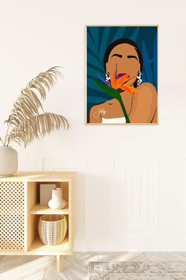 Bird of Paradise Large Print