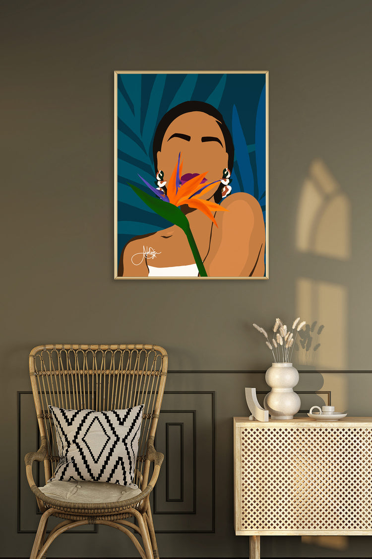 Bird of Paradise Large Print